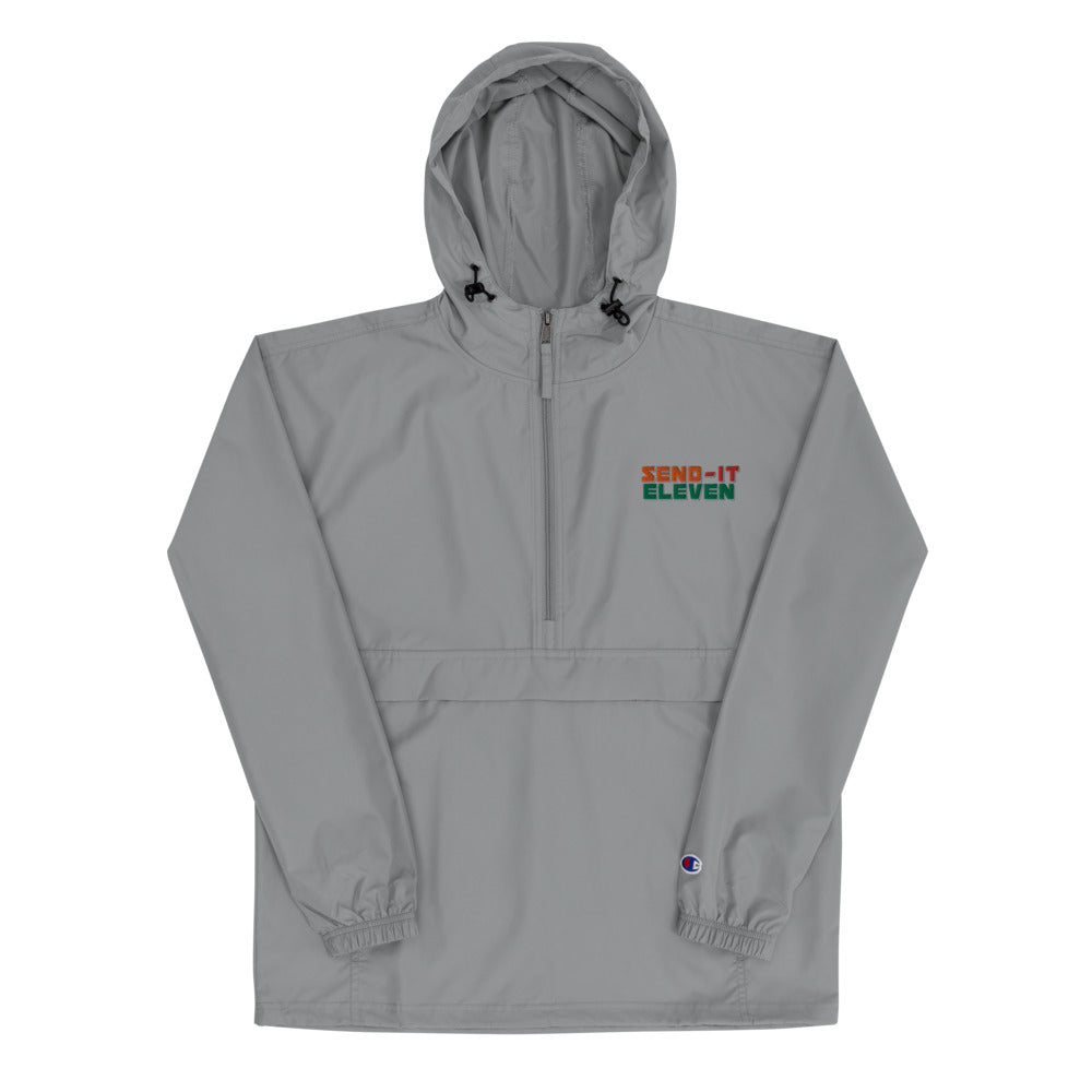 Send It Eleven Embroidered Champion Packable Jacket