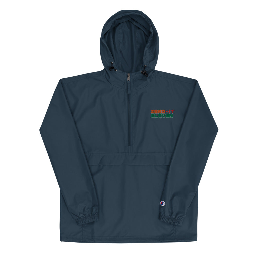 Send It Eleven Embroidered Champion Packable Jacket
