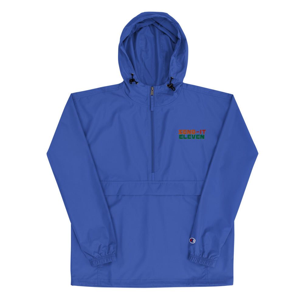 Send It Eleven Embroidered Champion Packable Jacket