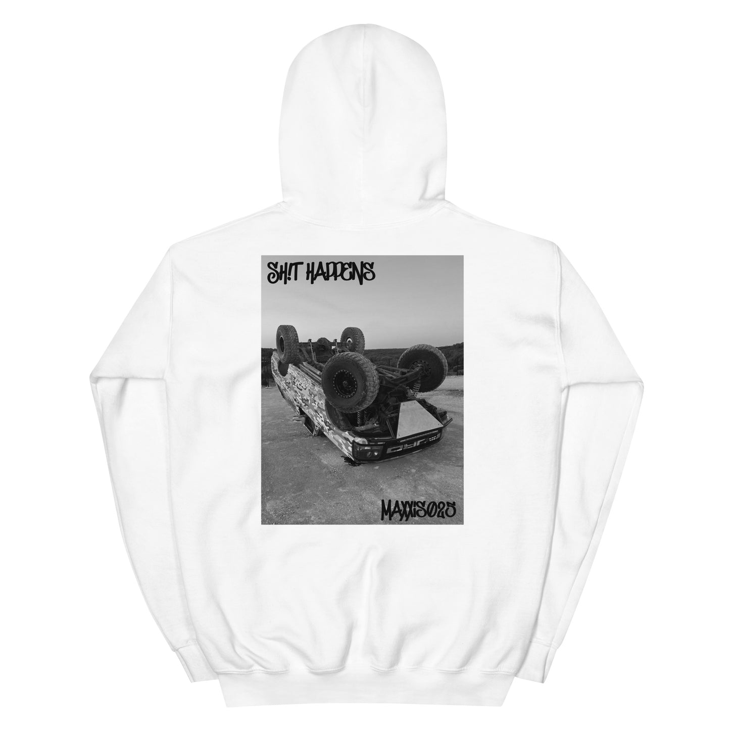 Stuff Happens Hoodie White